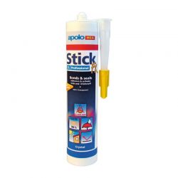 Conjunto de adesivo Stick-Fix Polymer Transparente Celo