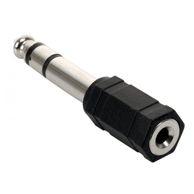 Adaptador de áudio Jack 6.3mm macho a jack 3.5mm Simtech