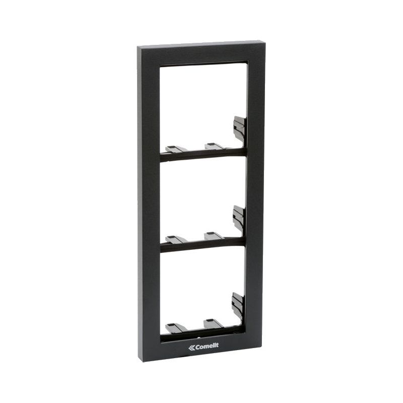 Comelit 3311 / 3A Frame 3 modules avec cadre anthracite