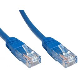 RJ45 1m network cable Cat 6a SFTP PIMF LSZH 500MHz blue