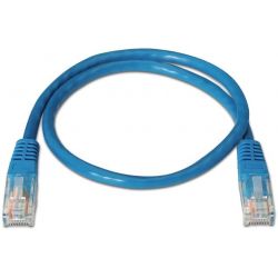 Cable de red RJ45 1m Cat 6a S/FTP PIMF y LSZH 500MHz azul