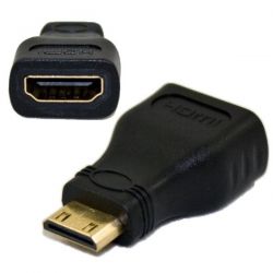 HDMI-A Female to HDMI-C mini male adapter