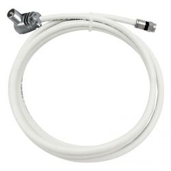 Extensão coaxial F macho - PROEasyF IEC macho Branco 3m Televes