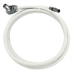 Extensor coaxial macho IEC - PROEasyF IEC fêmea Branco 3m Televes