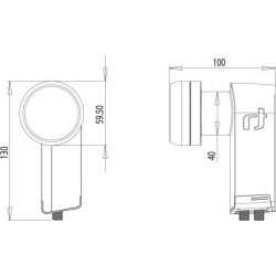 LNB Inverto Black Premium Twin 40mm LTE 0.2dB