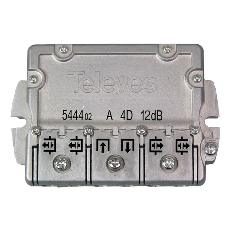 Conector Derivador 5-2400MHz EasyF 4 saídas 12dB tipo TA Televes