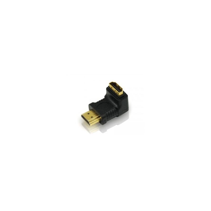 Adaptador HDMI Macho/Hembra acodado 90º