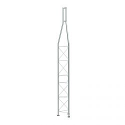 Parte superior Torre 360 Galvanizado quente 3m Televes