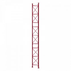 Secção Intermediária Torre 360 Galvanizado 3m Vermelho Televes