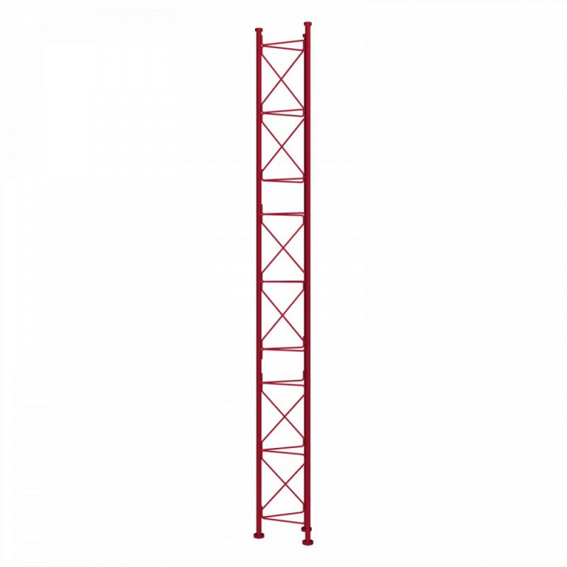 Section Intermédiaire Tower 360 Chaude Galvanisé 3m Rouge Televes 