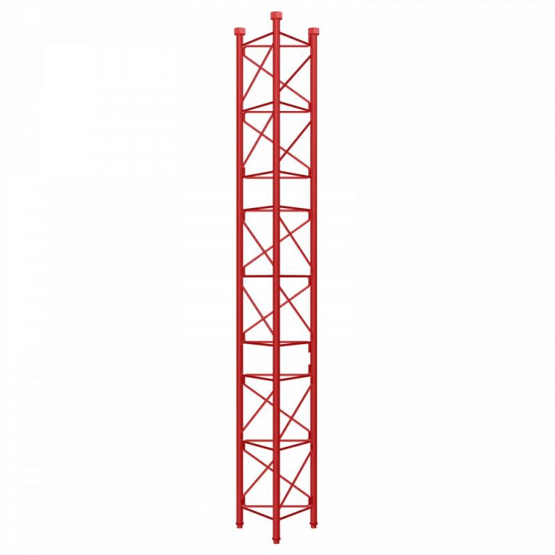 Middle section Tower 450 Galvanized hot 3m Red Televes