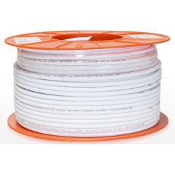 Bobina de 100m cable coaxial malla y vivo de cobre RG6CU 