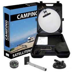 Camping Antenna Set Kit Microyal 38cm Briefcase