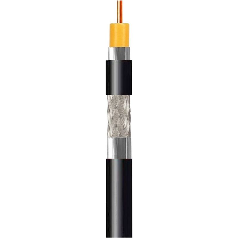 Wood coil 500m coaxial cable SK2003plus Black Televes