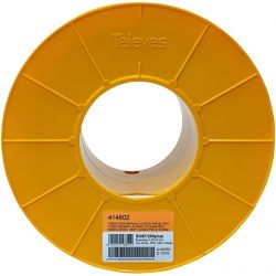 Câble coaxial en bobine plastique 250m SK6Fplus Blanc Televes