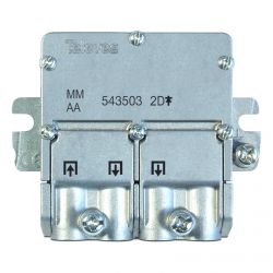 EasyF 2D 5-2400MHz 4.3/4dB mini-splitter com compartimento externo Televes