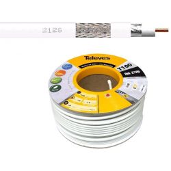 Cabo coaxial T100 PVC Eca / A 16VAtC BL. 100m