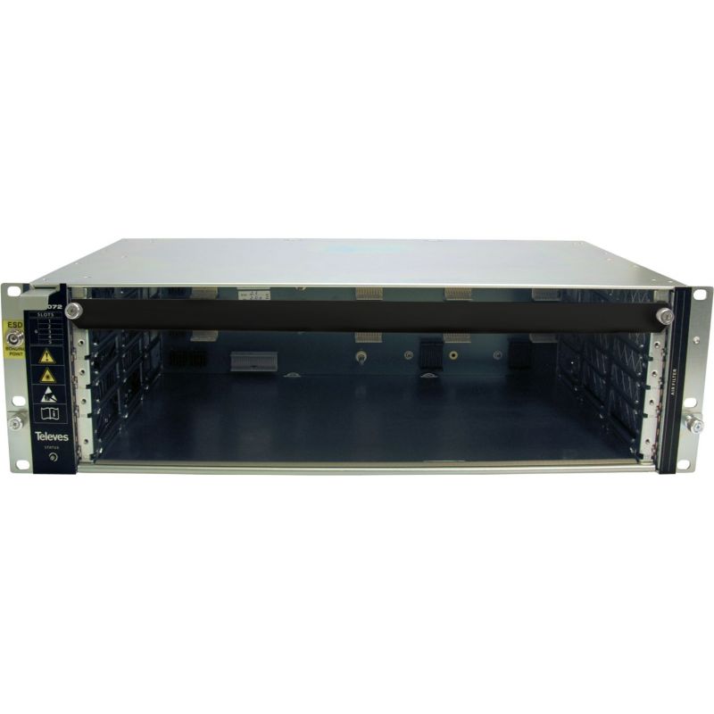 Chassis with power supply for modular system OLT3072 Televes