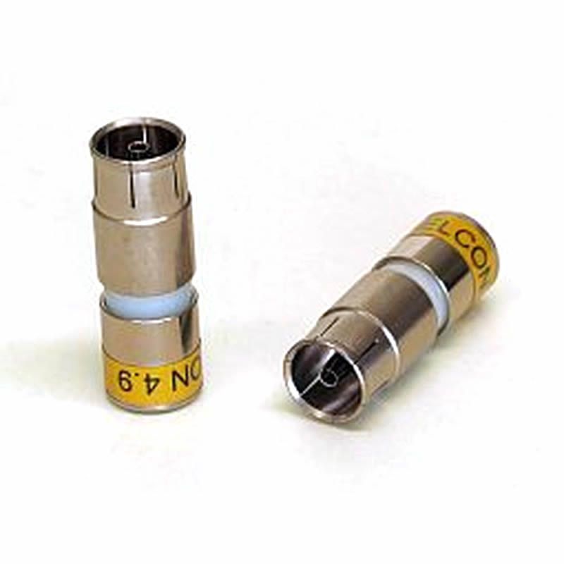 Cabelcon RG6 Compression Connector IEC female 4.9 mm