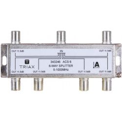 Triax ACS 6 6 way splitter F female 5-1000MHz