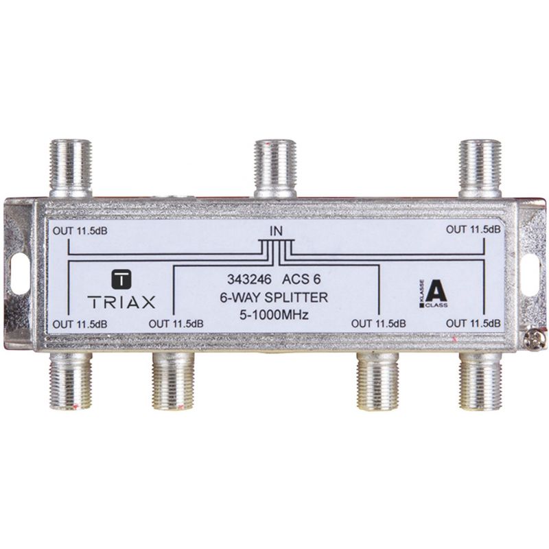 Triax ACS 6 6 way splitter F female 5-1000MHz