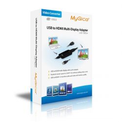 UShow US195A - Graphics adapter USB 1.3 HDMI (video + audio) output FullHD