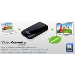 UShow US195A - Graphics adapter USB 1.3 HDMI (video + audio) output FullHD