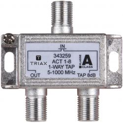 Triax ACT 1-8 1 way tap 8dB