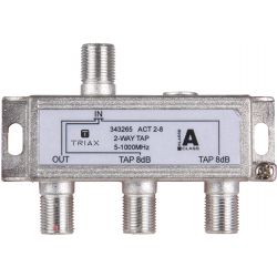 Triax ACT 2-8 Derivador de 2 saídas 8dB