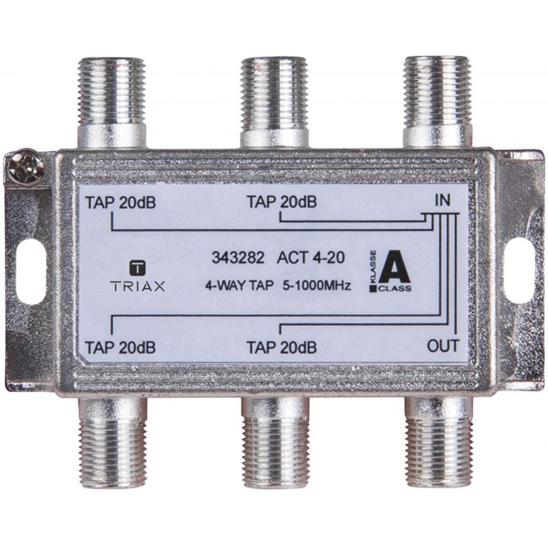 Triax ACT 4-20 4 ways tap 20dB