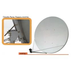 Offset satellite dish Professional AMP 1.5 m steel electrogalvanized