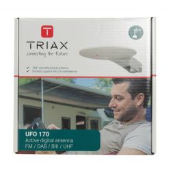 Triax UFO 170 LTE 700 Antena para bandas externas FM+VHF+UHF (C48) (G28 dB)