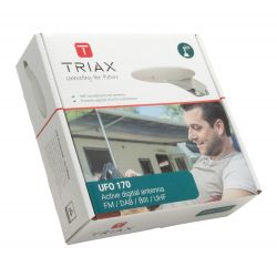 Triax UFO 170 LTE 700 Antena para bandas externas FM+VHF+UHF (C48) (G28 dB)