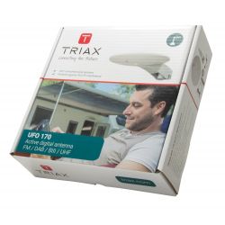 Triax UFO 170 LTE 700 Antena para bandas externas FM+VHF+UHF (C48) (G28 dB)