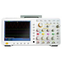 Promax 4-channel osciloscópio digital, 200 MHz e 2 GS / s com tela sensível ao toque de 8 "USB, passa / falha e LAN