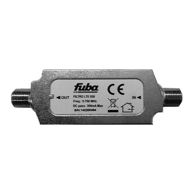 Filter LTE / 4G within 1 input attenuation in C60 Fuba