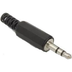 Conector Jack macho stereo 3.5mm para soldar