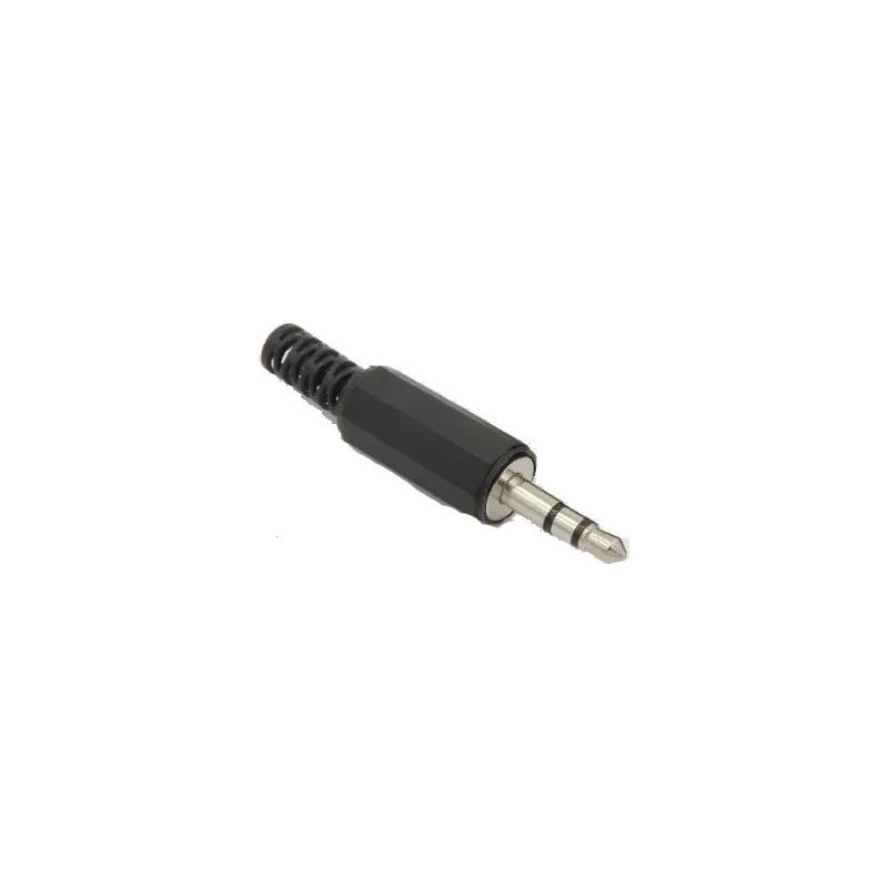 Conector Jack macho stereo 3.5mm para soldar