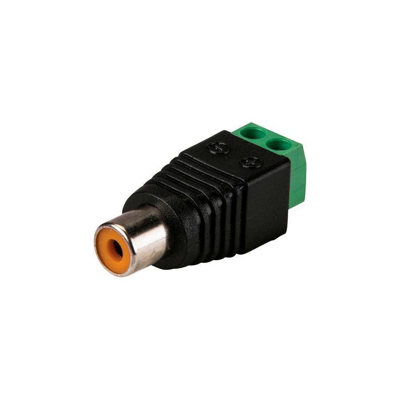 Safire CON296 - Connector, RCA female, Output +/ of 2 terminals, 36 mm…