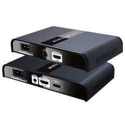 HDMI-EXT-PLC - Extensor HDMI por rede eléctrica, Emissor e receptor,…