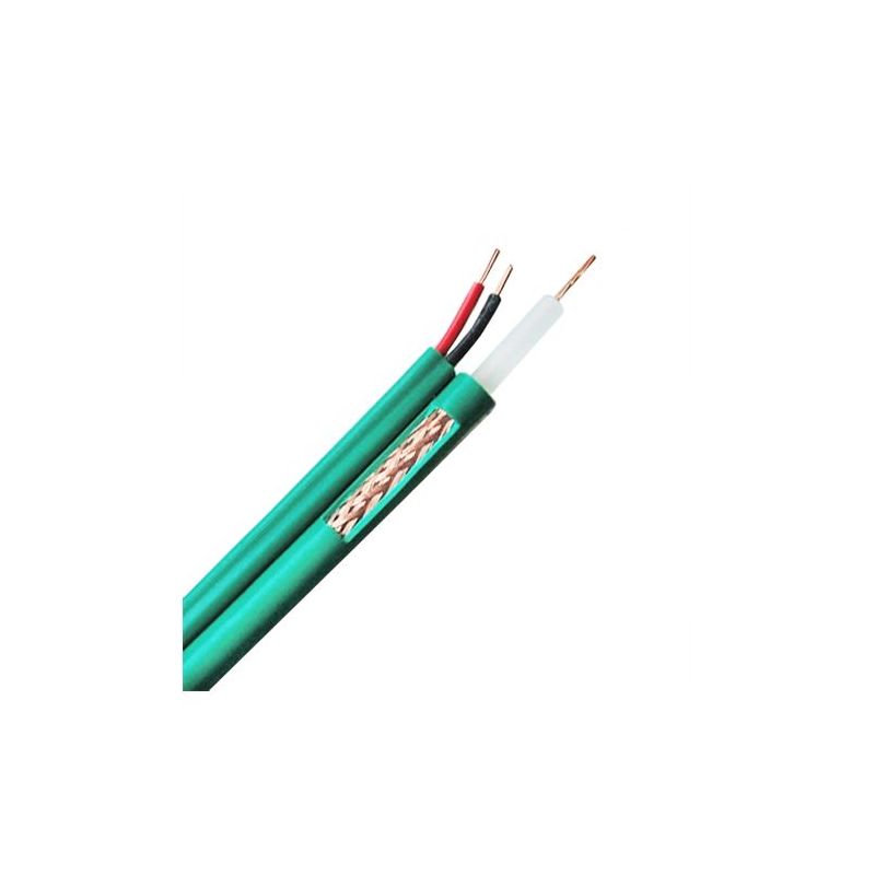 KX6P-300-LSZH - Cable coaxial KX6, Vídeo y alimentación, Rollo de…