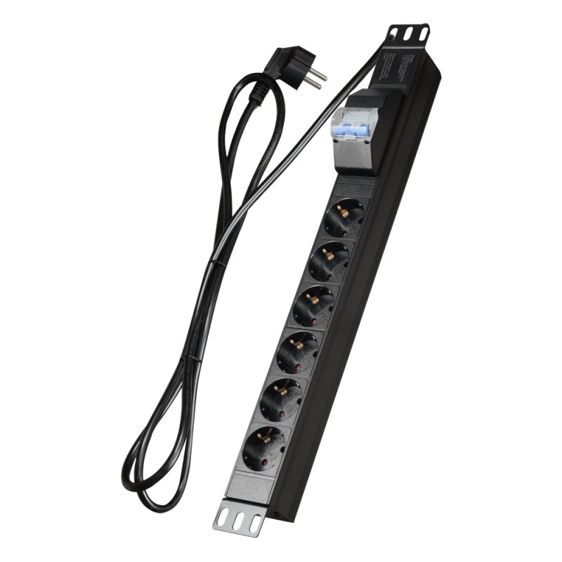 PDU-6PN - Prise de courant multiple, Format encastrable dans…