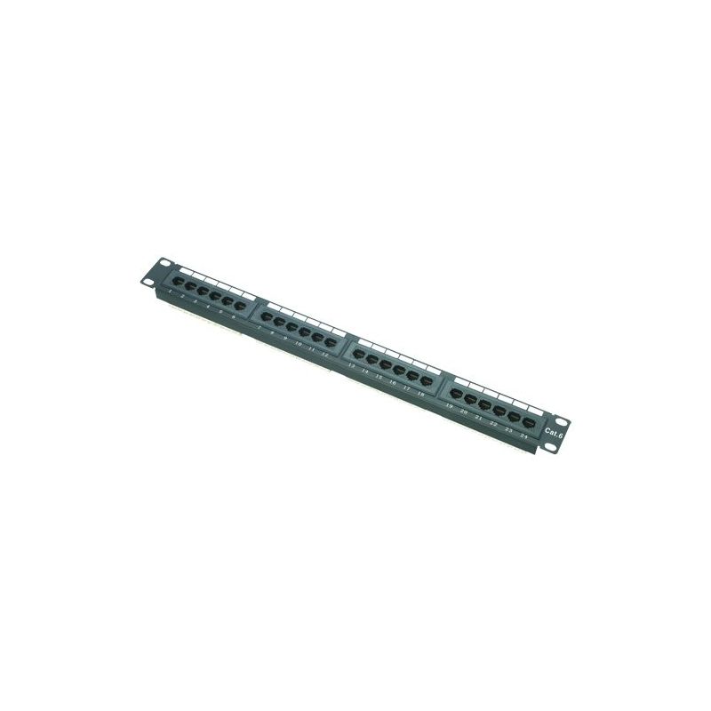 PP-24 - Patch panel of 24 ports UTP/RJ45, Rack mountable,…