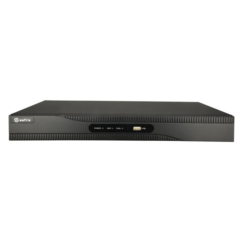 Safire SF-NVR6216-4K16P - Gravador NVR para câmaras IP, 16 CH vídeo / 16…