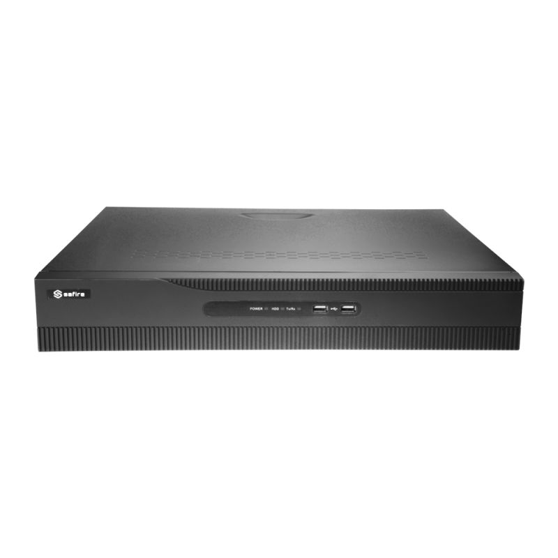 Safire SF-NVR8432A-4K24P - Grabador NVR para cámaras IP, 32 CH vídeo / 24…