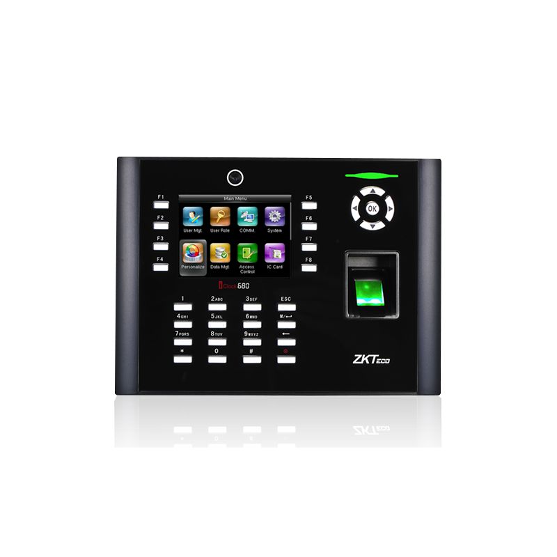 Zkteco ZK-ICLOCK680 - Controlo de Presença com câmara, Impressão digital,…