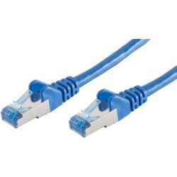 Cable patch Cat6A FTP 0.5m Azul