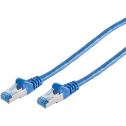 Cable patch Cat6A FTP 0.5m Azul