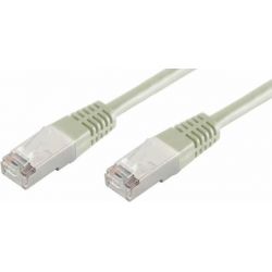 Cable de red RJ45 0.25m Cat 6 S/FTP PIMF y LSZH 250MHz Gris