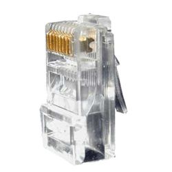 CON300 - Conector, RJ45 para cravar, Compatível com cabo UTP,…